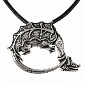 Drachenorden-Amulett - Silber