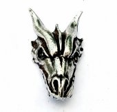 Dragon Head Amulet - silver