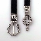 Belt-buckle and strap end