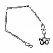Viking chain replica - silver plated