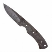 Knife blade of damascus steel