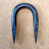 Hand-forged medieval cramp