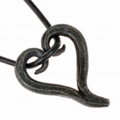 Heart-amulet made of iron