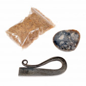 Roman fire steel, flint and tinder