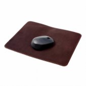 Leather mouse pad - brown