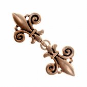 Garment clasp Fleur de Lys