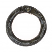 Hand forged iron ring