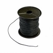 Waxed Cotton Cord in 1 mm - Roll to 100 m
