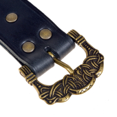 Gokstad Viking Belt - black / brass