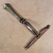 Germanic crossbow brooch - bronze