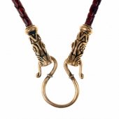 Braided Viking cord - brown / bronze
