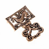 Avar belt mount with griffin - bronze