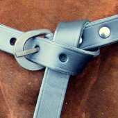 Medieval belt - iron buckle