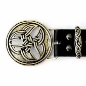 Celtic triade buckle belt