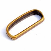 Metal belt loop - brass colour