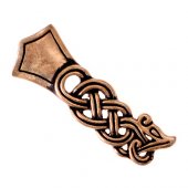 Viking belt tip from Gotland - bronze