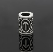 Rune beard bead Tiwaz