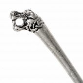 Viking dragon head hair pin