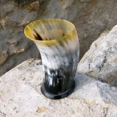 Medieval horn beaker