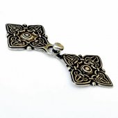 Viking caftan clasp - silver