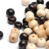 Bone beads - mix