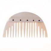 Half round bone comb