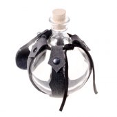 Glas-Feldflasche Kugel LARP-potion-bottle