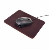 Leather mouse pad - brown