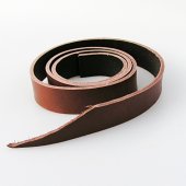 Split leather strap - brown