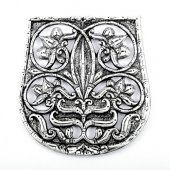 Magyar saber pouch mount - silver