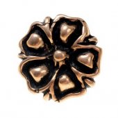 Flower-shaped button replica