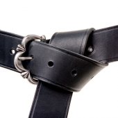 Medieval leather belt replica