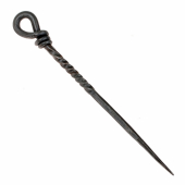 Hand-forged medieval skewer