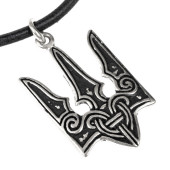 Ukrainian Trident charm - bronze