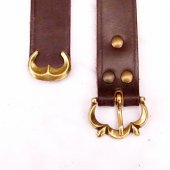 High Medival belt with strap end