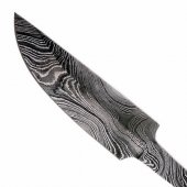 Damascus steel knife blade