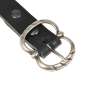 Mittelalter-G�rtel - schwarz / silber