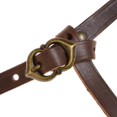 Mittelalter-G�rtel - braun / silber