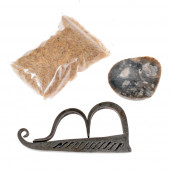 Firesteel, flint and tinder