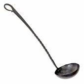 Hand forged medieval ladle