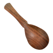 Medieval spoon of acacia wood