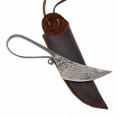 Neck-Knife aus Damaststahl