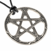 Pentagram pendant - silver