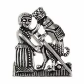 Phalluskrnung - echt versilbert