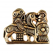 Valkyrie brooch - bronze