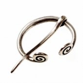 Ring brooch replica - silver plated