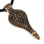Roman drop pendant replica - bronze