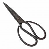 Forged medieval fabric scissors