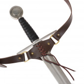 Medieval sword hanger - brown