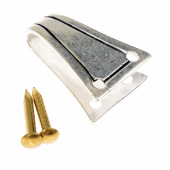 Viking sax sheath mount - silver-plated